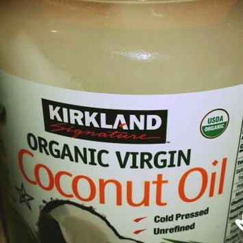 Photo of Kirkland Signature Organic Virgin Coconut Oil Cold Pressed Unrefined 42.3 Fl oz uploaded by yadira v.