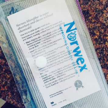Photo of Norwex Antibacterial, Antimicrobial Microfiber Window Polishing Cloth 2 Pack (Color May Vary) uploaded by Angela M.