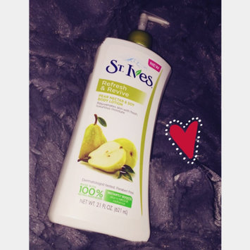 Photo of St. Ives Reviving Pear Nectar & Soy Body Lotion uploaded by Emily W.