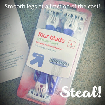 Photo of up & up Women's 4 Blade Disposable Razors - 4 ct uploaded by Lecia E.