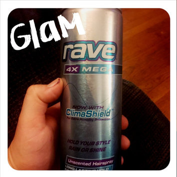 Photo of Rave 4X Mega Unscented Hairspray With ClimaShield uploaded by Krystal C.