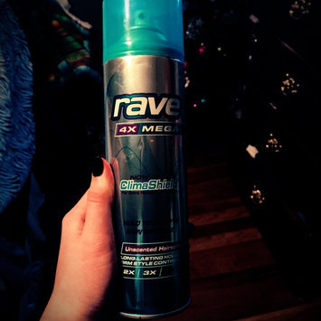 Photo of Rave 4X Mega Unscented Hairspray With ClimaShield uploaded by Taylor K.