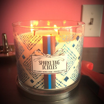 Photo of Bath & Body Works Sparkling Icicles 3 Wick Scented Candle 14.5 Oz./411 G 3 Wick uploaded by Catherine H.