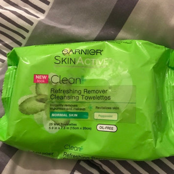 Photo of Garnier SkinActive Clean+ Refreshing Remover Cleansing Towelettes uploaded by Tina N.