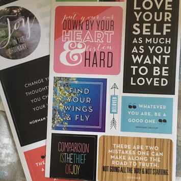 Photo of Me & My Big Ideas Pocket Pages Clear Stickers 6 Sheets/Pkg-Love Yourself uploaded by April a.