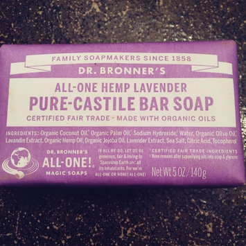 Photo of Dr. Bronner's All-One Hemp Lavender Pure - Castile Bar Soap uploaded by Ivis A.