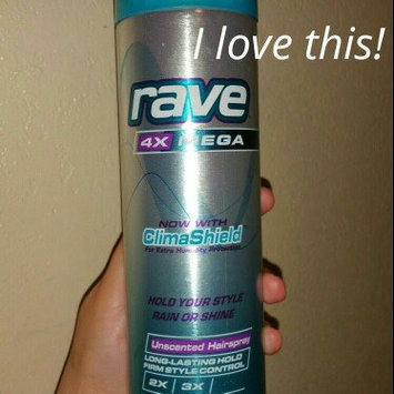 Photo of Rave 4X Mega Unscented Hairspray With ClimaShield uploaded by Piedad G.