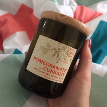 Photo of Paddywax Eco Green Soy Wax Candle W/ 7oz Recycled Glass Fill, Pomegranate & Current uploaded by Annie L.