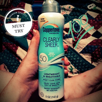 Photo of Coppertone® Clearly Sheer® Broad Spectrum SPF 50 Sunscreen Spray 5 oz. Aerosol Can uploaded by Tiffaney C.