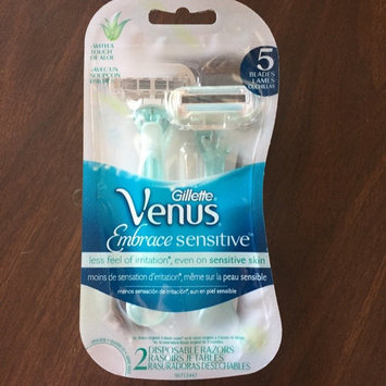 Photo of Gillette Venus Embrace Sensitive™ Disposable Razor uploaded by Brianna V.