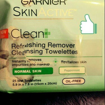 Photo of Garnier SkinActive Clean+ Refreshing Remover Cleansing Towelettes uploaded by Delina A.