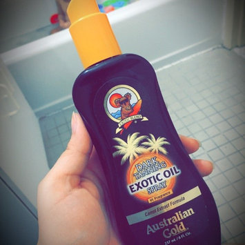 Photo of Australian Gold Dark Tanning Exotic Oil Spray uploaded by Kiana C.