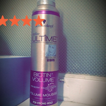 Photo of Schwarzkopf Styliste Ultime® Biotin+ Volume™ Volume Mousse 8 oz. Aerosol Can uploaded by Lyndsay S.