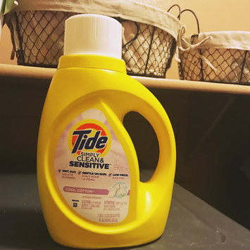 Photo of Tide Simply Clean and Sensitive Laundry Detergent, Cool Cotton Scent, 40 fl oz, 19 Loads uploaded by Cynthia S.