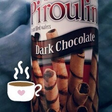 Photo of Creme De Pirouline Artisan Rolled Wafers Dark Chocolate uploaded by Patricia B.