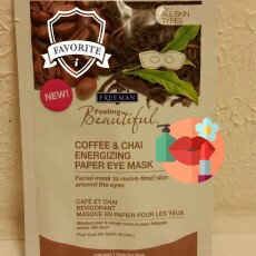 Photo of Freeman Beauty Feeling Beautiful Coffee & Chai Energizing Paper Eye Mask uploaded by Becky M.
