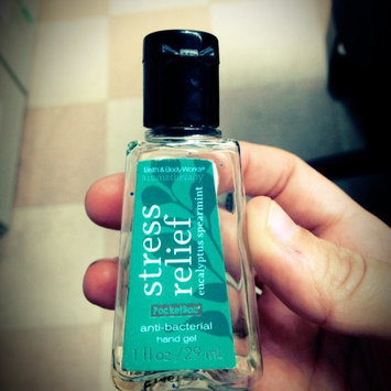 Photo of Bath & Body Works PocketBac Stress Relief Eucalyptus Spearmint Anti-Bacterial Hand Gel uploaded by Lori Ann C.