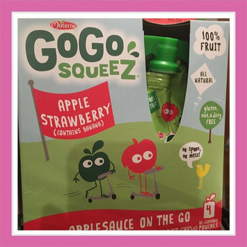 Photo of GoGo SQUEEZ APPLE STRAWBERRY APPLESAUCE ON THE GO uploaded by Kristin E.