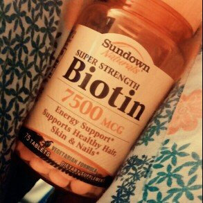 Photo of Sundown Naturals Super Strength Biotin Tablets - 75 CT uploaded by Alissa S.