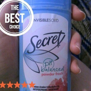 Photo of Secret Invisible Solid 2-pk. Powder Fresh Deodorant 5.2-oz. uploaded by Amber W.