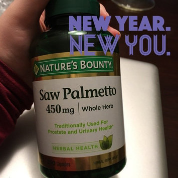Photo of Nature's Bounty Herbal Capsules Saw Palmetto 450 mg - 100 CT uploaded by Alexis L.