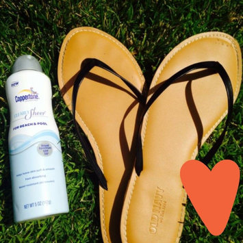Photo of Coppertone Clearly Sheer For Beach & Pool Continuous Spray Sunscreen, SPF 30, 5 oz uploaded by Monica W.
