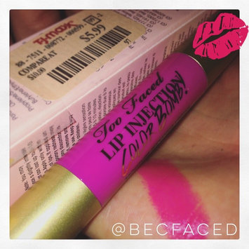 Photo of Too Faced Lip Injection Color Bomb! Moisture Plumping Lip Tint uploaded by Bec H.