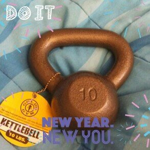 Photo of Gold's Gym 10 lb Cast Iron Kettlebell uploaded by April A.
