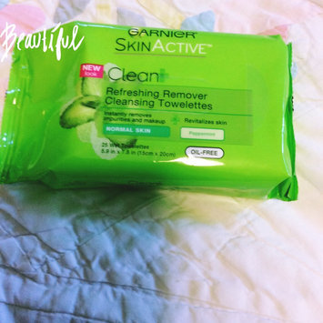 Photo of Garnier SkinActive Clean+ Refreshing Remover Cleansing Towelettes uploaded by Peggy C.