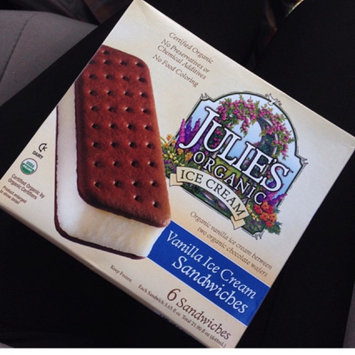 Photo of Julie's Organic Ice Cream Sandwiches Vanilla - 6 CT uploaded by Sylviah S.