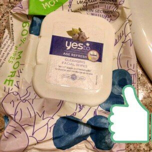 Photo of Yes To Blueberries Cleansing Facial Wipes uploaded by Cindy D.