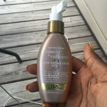 Photo of OGX® Niacin3 & Caffeine Root Stimulator Spray uploaded by Gina R.