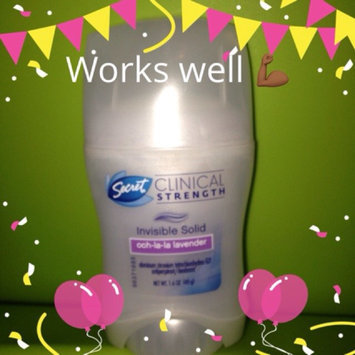 Photo of Secret Clinical Strength Invisible Solid Women's Antiperspirant & Deodorant Ooh-La-La Lavender uploaded by Alexis G.