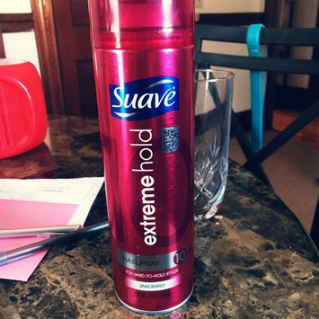 Photo of Suave® Extreme Hold Aerosol Hairspray & Extreme Hold Unscented Aerosol Hairspray uploaded by Kristine O.