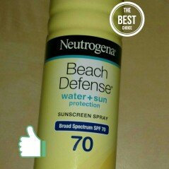 Photo of Neutrogena® Beach Defense® Water + Sun Protection Sunscreen Spray Broad Spectrum SPF 70 uploaded by Joe R.
