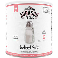 Augason Farms Iodized Salt, 104 oz