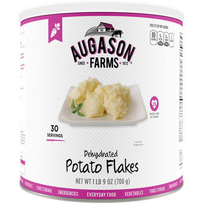 Augason Farms Dehydrated Potato Flakes, 27 oz