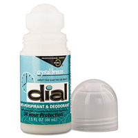 Dial DPR07686 Anti-Perspirant Deodorant, Crystal Breeze, 1.5 oz, Roll-On, 48 Per Carton