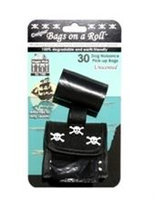 Doggie Walk Bags Designer Doggie Walk Bag - White Skulls