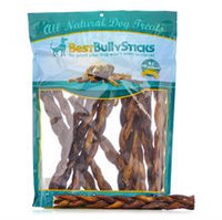 Best Bully Sticks 12 Inch Thick Braided Bully Sticks / 75 Pack