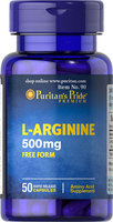 Puritan's Pride 2 Units of L-Arginine 500 mg-50-Capsules