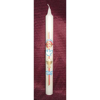 Roman Club Pack Of 48 RCIA Religious Initiation Christian Taper Candles 10