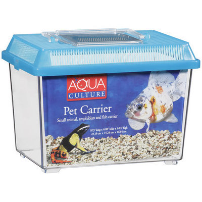 Aqua Culture Pet Carrier for Small Animals/Amphibians & Fish