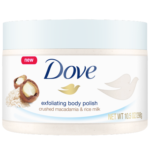 Dove Exfoliating Body Polish Crushed Macadamia & Rice Milk
