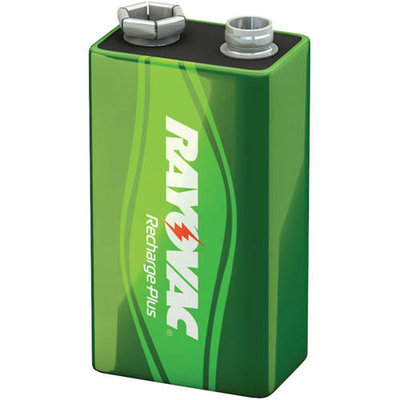 Rayovac Platinum Rechargeable NiMH Batteries, 9V RAYPL16041GEN