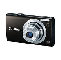 Canon PowerShot A2400 IS 16MP Digital Camera, Black 6188B001