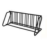 Hollywood Rack PS-12HD Dual Use 12 Bike Parking Stand Black