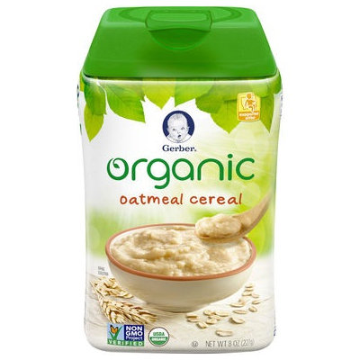 Gerber® Organic Single Grain Baby Cereal | Oatmeal