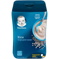 Gerber® Single Grain Baby Cereal | Rice