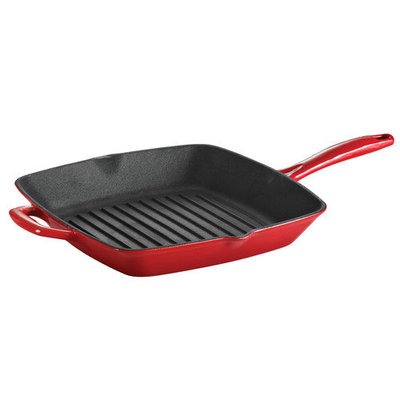 Tramontina Gourmet Enameled Cast Iron 11-inch Grill Pan - Gradated Cobalt
